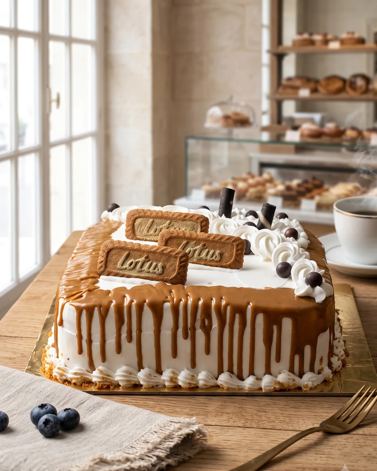 Handcrafted birthday cake