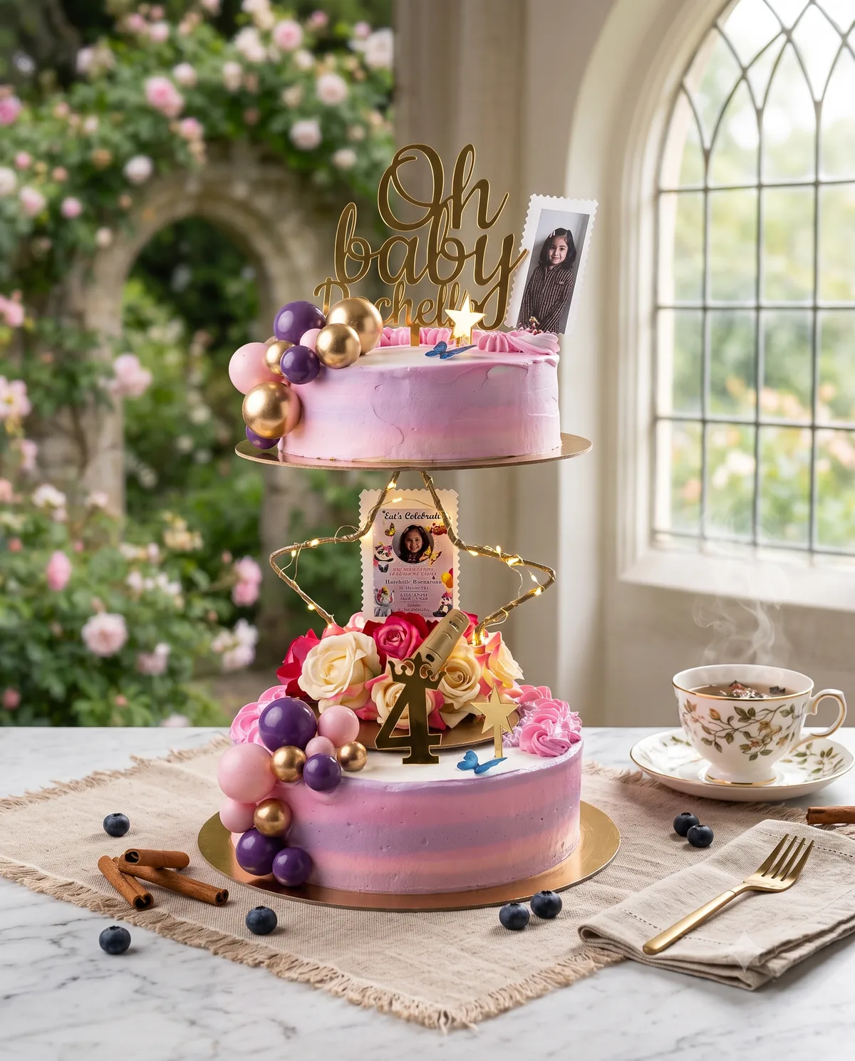 Custom celebration cake